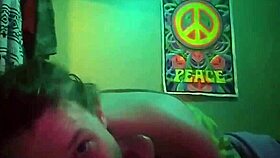 Girlfriend gives intense blowjob in homemade video