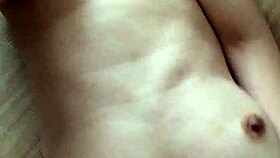 asian milf enjoys solo masturbation session