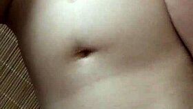 asian milf enjoys solo masturbation session