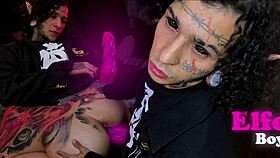 As a demon, she enjoys fucking with her monster cock.