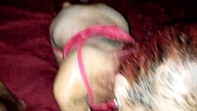 Married woman lets friend cum inside while husband works.