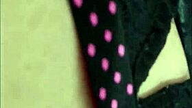 I'm so naughty with my hard clit, crossdressing in lingerie.