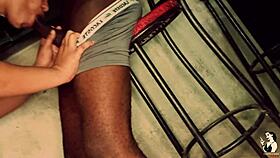 I Found My Black Lover At The Bar And Sucked Him In Public 😍 - Chayenhy & Pele VIP