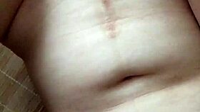 asian milf enjoys solo masturbation session