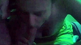 Girlfriend gives intense blowjob in homemade video