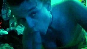 Girlfriend gives intense blowjob in homemade video