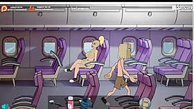 In this hentai, fuckerman skyfucks in a threesome