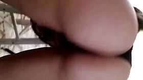 this big booty bitch is shaking her ass all over the place