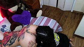 As a demon, she enjoys fucking with her monster cock.