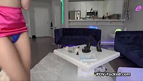 Pov fucking sera ryder after sloppy blowjob, teen 18+ rides cock!