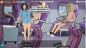 In this hentai, fuckerman skyfucks in a threesome