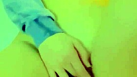 European Teen 18+ Masturbates Her Natural Tits Until Orgasm