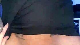 latina policewoman in uniform runs fast on halloween