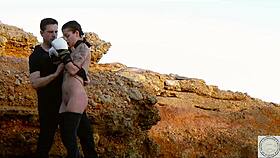 Boxer Tied Up for Harsh Spanking and Rimming