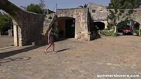 Amateurs go from swimming in the pool to fucking and fingering shaved pussies.