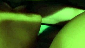 Mary's sucking and getting her latina ass fucked hard by her little giant.