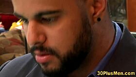 uhh, man, i’m lovin’ blowin’ this bear’s cock for cumshot... damn!