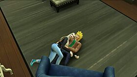 naruto trata de seducir a tsunade y no puede sasuke esta follandose a sakura en el comedor sexo anal como a ella le gusta le termina adentro