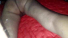 Step sister enjoys playing a fun sex game with cum in pussy