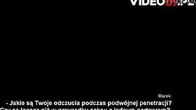 polish blonde andre talks dirty in solo casting interview