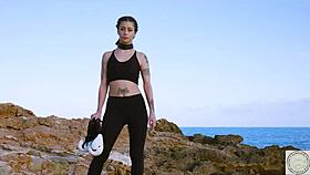 Boxer Tied Up for Harsh Spanking and Rimming