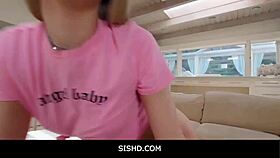 horny stepsis daisy stone fucked in bathroom blowjob