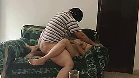 Oh man, this sexy neighbor is getting fucked on the sofa 😏