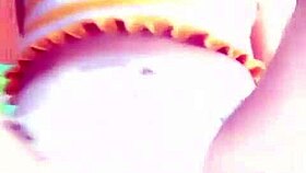 In bigo live, a horny asian shows off her cameltoe pussy in a steamy session