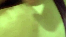 Mary's sucking and getting her latina ass fucked hard by her little giant.