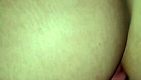 Cute amateur girl with big ass uses her pussy to milk monster cock in USA.