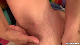 Little Bailey Lesbian Slut Fingered Hard