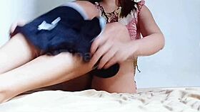 First time sheer video reveals beautiful Asian pussy outdoors