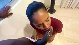 hidden blowjob from her boyfriend -amateur couple- nysdel