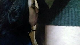 I surrender completely, turning dany rio's mouth into a pussy