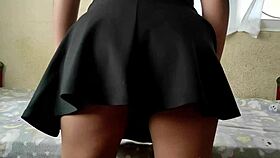 Brutal Fucking of Horny Stepsister with Big Tits on Webcam During Massage