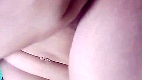 single wife having romantic time on bed with asian touch