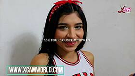 Footjob Turns Into Deep Throat Gagging On Big Cock!