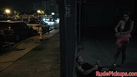 Watch This Stranded Teen Get Hardfucked Publicly!