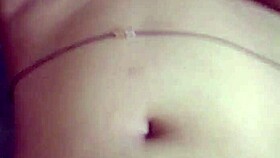 single wife having romantic time on bed with asian touch