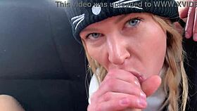 Claudia Mac Gives Intense Blowjob