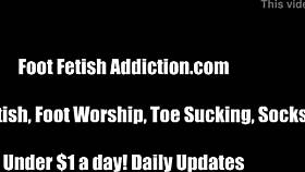 Pov Femdom Foot Worship for Total Freaks