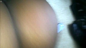 Pretty Black Woman Teases Her Moist Creamy Pussy in Urban Vibes