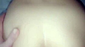 Russian amateur whore with shaved pussy takes big cock