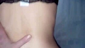 Russian amateur whore with shaved pussy takes big cock