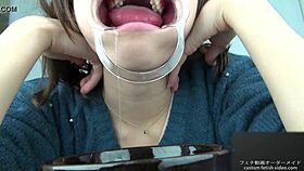 Teeth Fetish Exploration with Unique Saliva Play Today