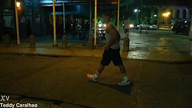 Teddy Caralh�o Teases Preta Fogosa With Big Cock Blowjob