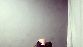 Amateur ebony buddies enjoy a great time together in homemade fun