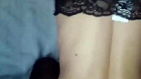 Russian amateur whore with shaved pussy takes big cock