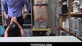 latina shoplifter chooses hard cock over jail time with aryana amatista!