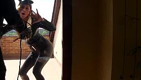 Bdsm slut says, Shower me with your golden stream!